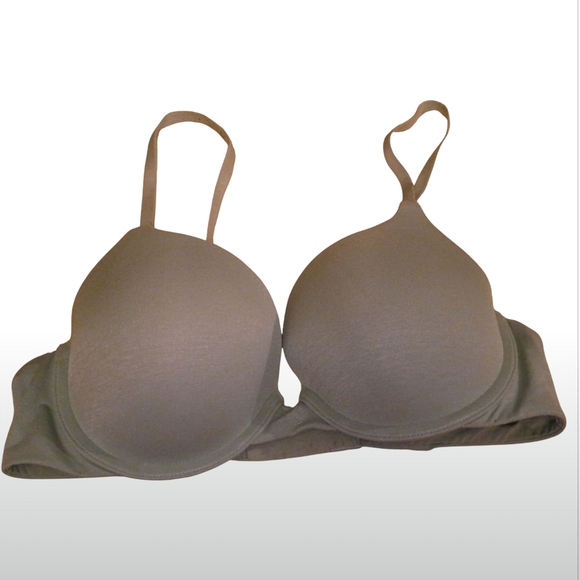 PINK Victoria's Secret Other - PINK Victoria's Secret Gray T-Shirt Bra with Underwire Support 34C